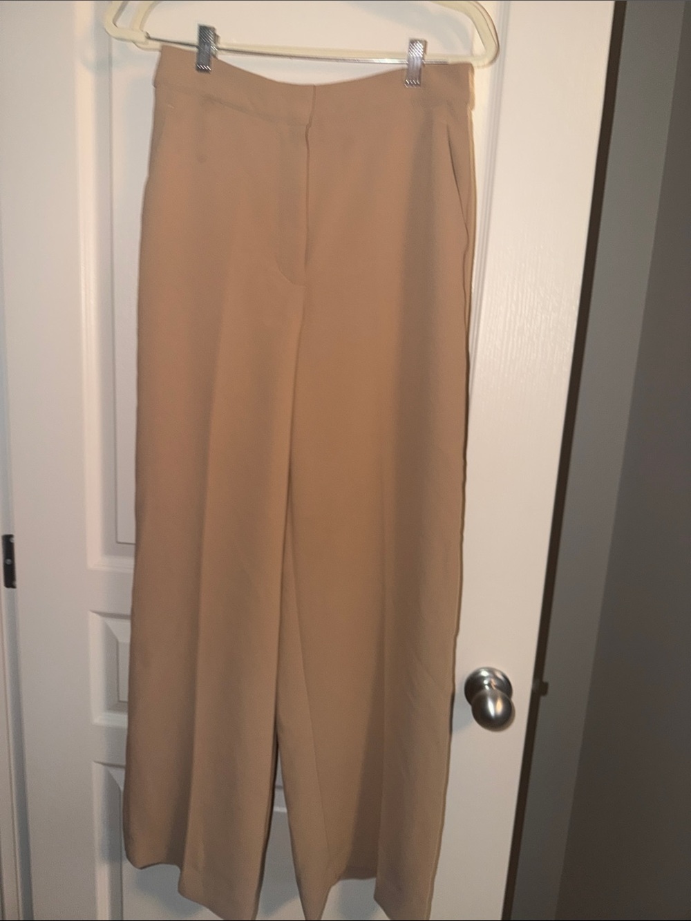 Wilfred Wide-Leg Pants - Camel Beige